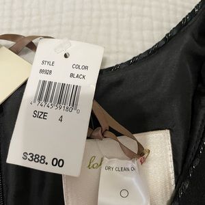 Lotus Grace NWT Sax 5th Ave Sz 4 Black dress w/ Sparkle - just the right amount